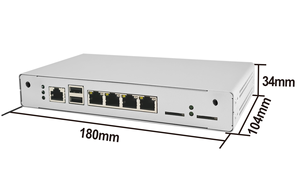 MAITUO Network Mini PC Firewall Appliance ARM Rockchip RK3568 DDR4 64GB EMMC 4 Ports ODM Desktop OpenWRT Router SD-WAN Hardware - Product Image 5