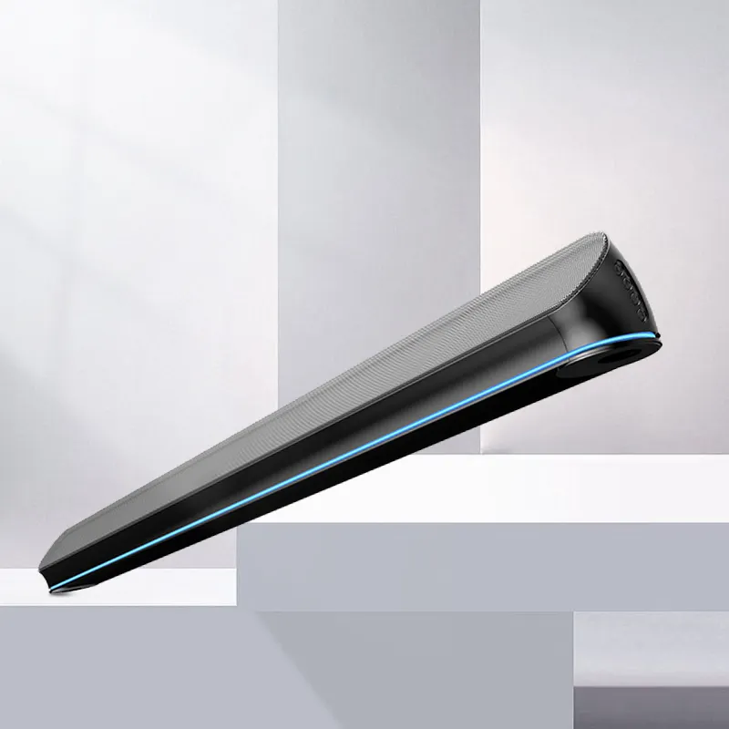 2.0 Chơi Game Soundbar Hệ Thống Âm Thanh 40W Âm Thanh TV Loa Soundbar Không Dây Với Vải Ánh Sáng Màu Xanh Cho TV Rạp Hát Tại Nhà Hệ Thống