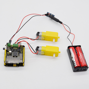 Keyestudio L298P con interruttore di alimentazione modulo di aggiornamento per Arduino U No R3 scheda Driver del motore