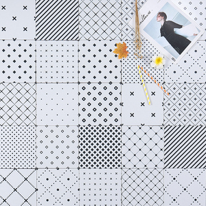 20X20CM Chất Lượng Cao Handmade Thiết Kế Sứ Hoa Sàn Gốm Encaustic Xi Măng Gạch Bar Truy Cập Tường Gạch - Product Image 3