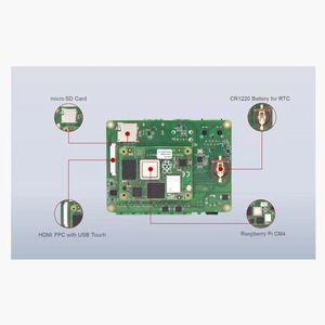Der Industrie computer Raspberry Pi CM4 Sensing unterstützt die RS232 RS485 CAN 4G-Kommunikation für industrielle Anwendungen - Product Image 4