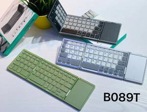 Wireless BT Tri-folding <strong>Keyboard</strong> Contrast Splicing Mobile Phone Tablet <strong>Computer</strong> Three Systems <strong>Multi</strong>-device Universal <strong>Mouse</strong> - Product Image 3