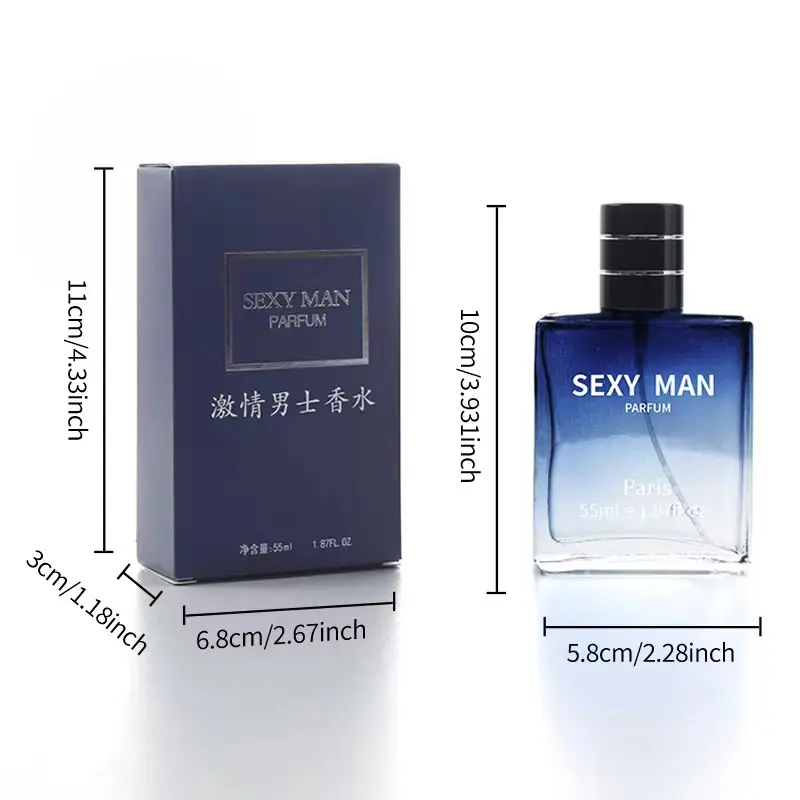 Fragancia ligera de larga duración apasionada, fragancia de Océano Azul, Colonia fresca, perfume para hombre