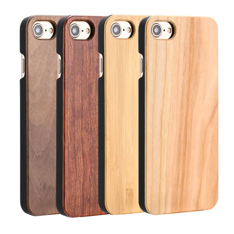 LP-Funda personalizada de madera para teléfono móvil, carcasa de madera en blanco para iphone X