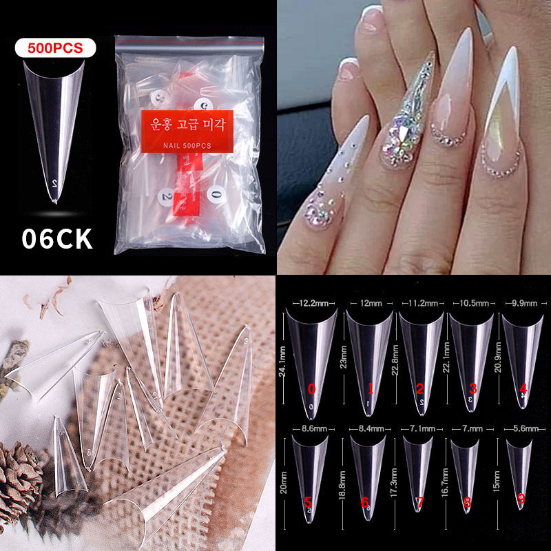 #11Clear 500pcs