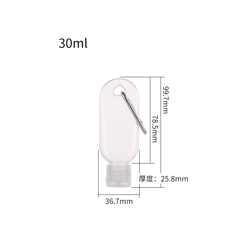 Capuchon rabattable à ardillon de 30 ml - note