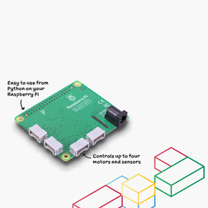 Official <strong>Raspberry</strong> <strong>Pi</strong> Build HAT <strong>sensors</strong> motors extension for <strong>raspberry</strong> pi4 model 3b 4b zero 2w