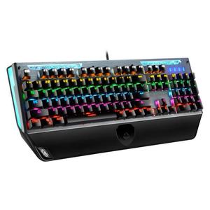 Teclado mecánico para juegos con cable USB de alta calidad Máquina de escribir de metal con 3 teclas Anti-Ghosting - Product Image 2