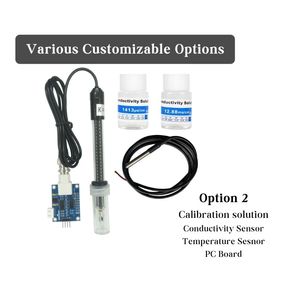Módulo de Sensor de conductividad universal Sonda EC para conector BNC Arduino 51 STM32 con placa PCB Varios kits Opción disponible - Product Image 5