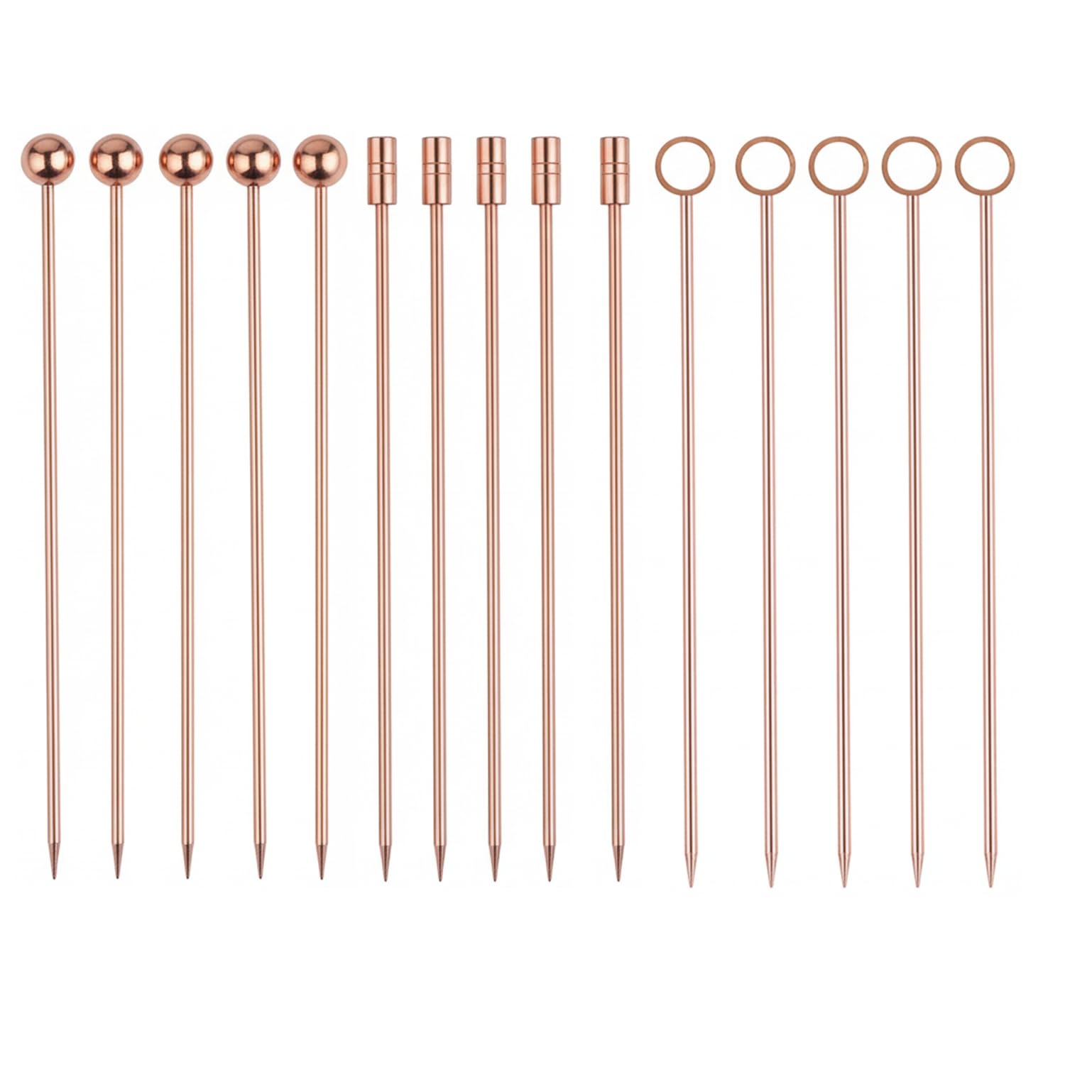 Rose gold 15 pack 10.8cm