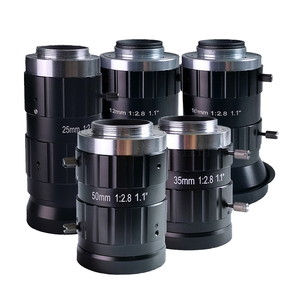 HD 20MP FA1.1 "固定8mm12mm 16mm 25mm 35mm 50mmCマウント産業用カメラマシンビジョンレンズ