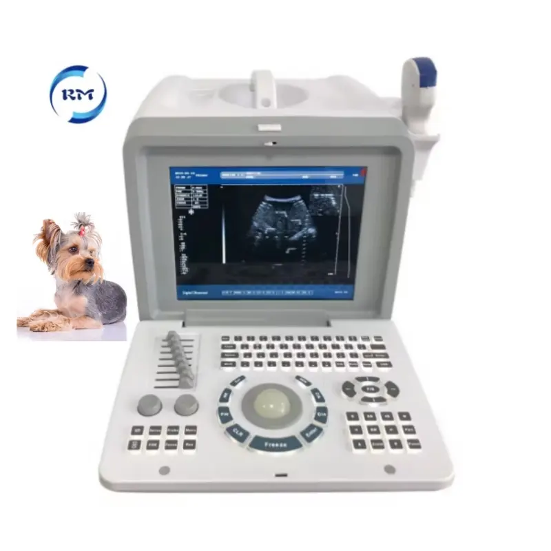 Portable Full Digital Ultrasound black and white Veterinary Diagnostic Scanner Machine