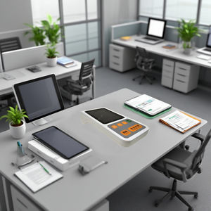 סיטונאי 3.5 אינץ 'מסך מגע אלחוטי אינטרקום מארח 433mhz פאגר עבור קליניקה מסעדה-דגם hl02 - Product Image 4