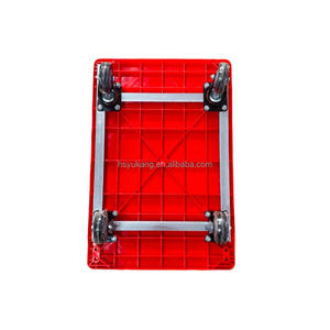 Foldable 4-Wheel Push Cart Dolly Plastic and Metal <strong>Moving</strong> Platform Hand Truck with OEM Customization <strong>Options</strong> - Product Image 6
