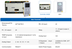 Techmation Tech2 Control System for Injection Molding Machine,<strong>tech</strong> <strong>2</strong> Plc with HMI 8 Inch Panel in Stock,<strong>TECH</strong> <strong>2</strong> PLC Controller - Product Image 6
