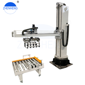 Palettizzatore per mangime per gamberetti a colonna singola Spc palettizzatore Stacker Jerry può essere dotato di pallettizzatore impilabile automatico - Product Image 1