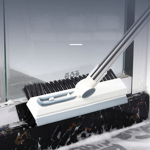 Nhà vệ sinh dài Xử lý cứng lông làm sạch bàn chải sàn gạch bàn chải trong phòng tắm ba trong một không chết góc sàn bàn chải - Product Image 2