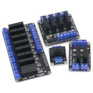 Relé de 5V, 12V, 24V, 1, 2, 4, 8 canales, módulo de relé de estado sólido de CA controlado por CC de bajo nivel