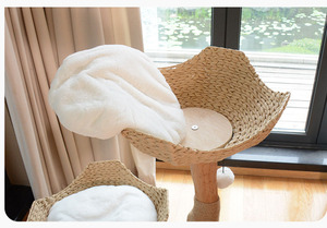 Luxury Cat Climbing Tree <strong>Sisal</strong> Scratching Post Cat Nest Natural Fruit Tree <strong>Trunk</strong> - Product Image 4