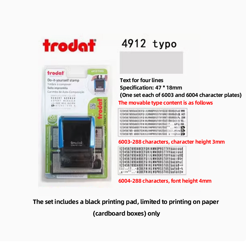 Typo Trodat 4912