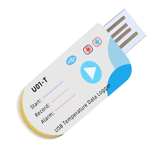 Registrador de datos de humedad y temperatura USB, lectura rápida, Sensor de temperatura preciso