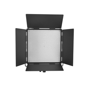 แผงไฟ LED DMX contral พร้อม barndoor สำหรับสตูดิโอ E-IMAGE E-1075 85W CRI95 1296ชิ้น - Product Image 2