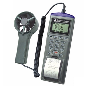 AZ9871 Digital Anemometer Air Flow <strong>Wind</strong> Speed Meter <strong>with</strong> <strong>Data</strong> <strong>Logger</strong> and Printer Range 0.6~32 m/s - Product Image 1