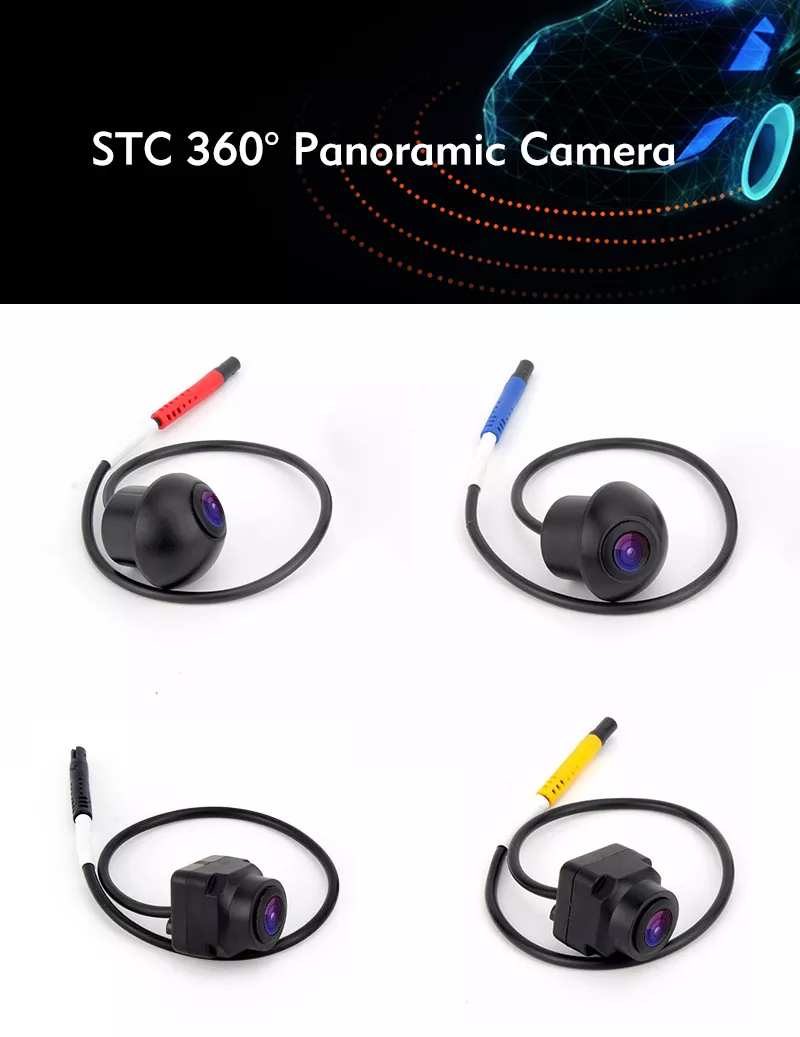 360 car camera Cable Bird View Camera Car 360 Degree Camera Cable Universal Car Reversing Aid Panoramic 3D HD 1080p 360