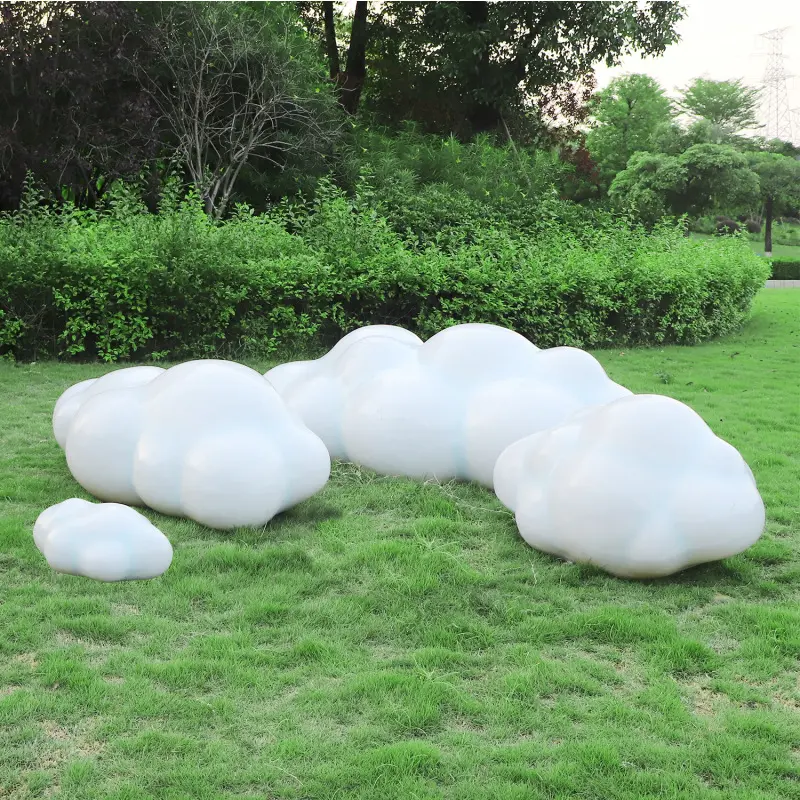 정원 장식 장식품 유리 섬유 구름 동상 춤 유리 섬유 토끼 조각 판매