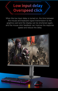 24 Inch Eye protection 1440p Gaming RGB Display 4K Resolution <strong>Computer</strong> Screen Low <strong>Input</strong> Delay with Bracket LED 2K Panel Monitors - Product Image 4