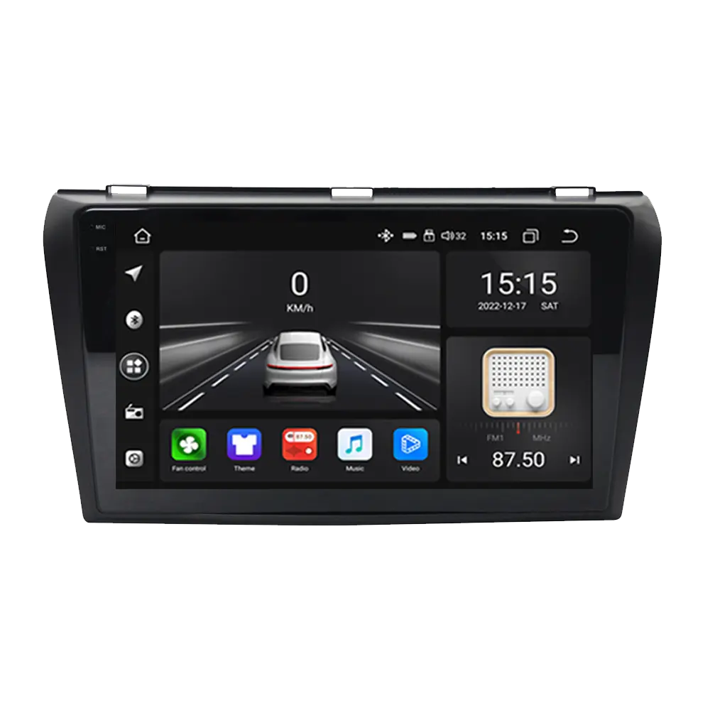 Автомобильный мультимедийный gps-навигатор на Android 10 для Mazda IBK 2004-2008, мультимедийное радио