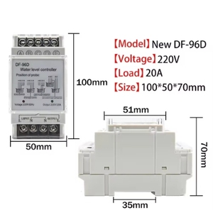 DF-96D Automatic <strong>Water</strong> <strong>Level</strong> <strong>Controller</strong> Switch 20A 220V 2m Wires <strong>Water</strong> Tank Liquid <strong>Level</strong> Detection Sensor <strong>Water</strong> Pump <strong>Controller</strong> - Product Image 4