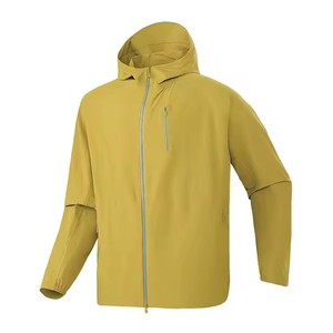 Đôi kéo đầu thoáng khí ngoài trời không thấm nước mặt trời bảo vệ quần áo của nam giới và phụ nữ của liền mạch cao su Áo khoác - Product Image 2