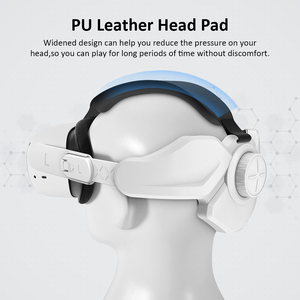 สําหรับ Oculus Quest 2 เพิ่มอุปกรณ์ติดตั้ง สายรัดแว่นตา VR ปรับได้สบาย ป้องกันหนังศีรษะ ไม่ง่ายที่จะตกออก ความสบายสูง - Product Image 6