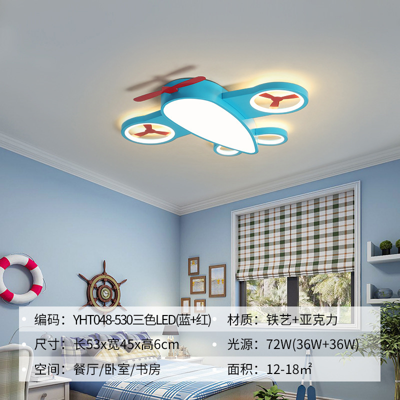 Aviones LED (azul y rojo)