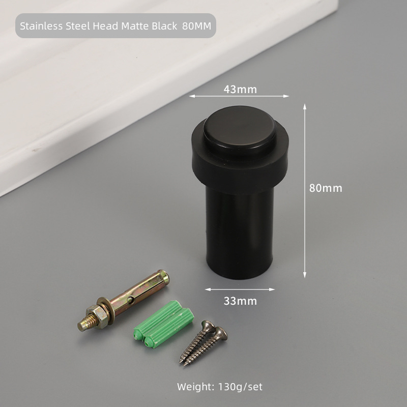 Stainless Steel Matte Black 80MM