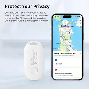 IOS无限范围迷你智能全球定位系统定位器，适用于儿童自行车行李箱和行李跟踪器防丢失设备查找器和标记跟踪 - Product Image 6