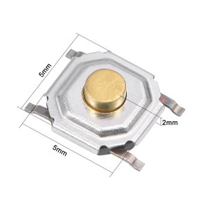 Interruttore tattile 12*12mm 5.2*5.2mm SMD tattile interruttore a pulsante singolo JPM1020-0301 12 V con <span class=keywords><strong>PCB</strong></span>