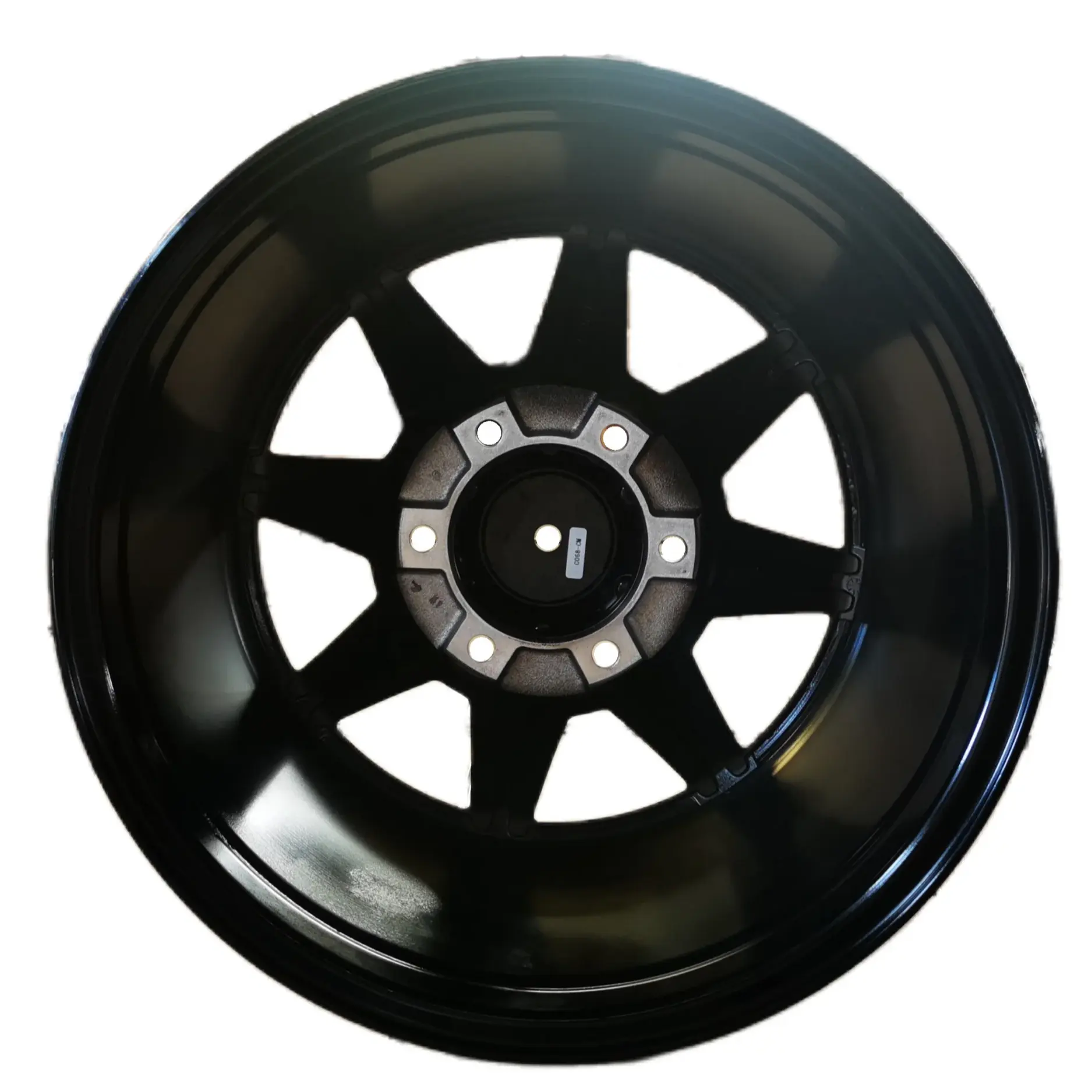 alloy wheel tyres 6 holes 6X139.7 matte black milling words and rivets 17x9 high quality fit for passenger car wheels