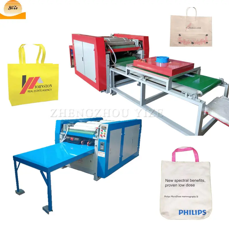 pp plastic non woven shopping bag flexographic printing machine cardboard paper pizza box printer machine price for plastic bag