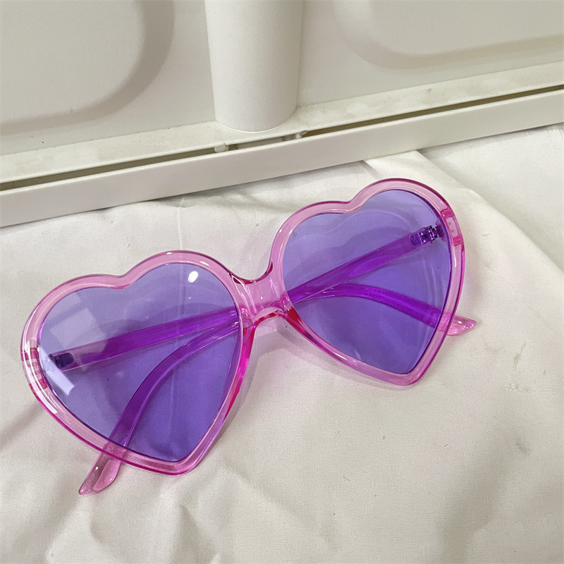 Grand coeur violet