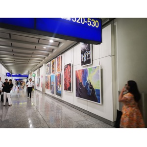 Phong cách đương đại in đầy đủ màu sắc Áp phích in văn phòng không gian thương mại Tùy chỉnh kích thước VN in trong nhà khổ lớn - Product Image 2