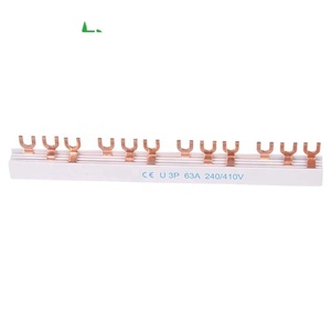 גבוהה באיכות 3P <span class=keywords><strong>U</strong></span> סוג נחושת פס אלומיניום 1.4*7 63A