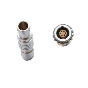 Conector circular de alta calidad FGG 1B 306, enchufe Push-Pull de 6 pines y enchufes de huevo para aplicaciones de alimentación de PCB macho/hembra de latón - Product Image 6