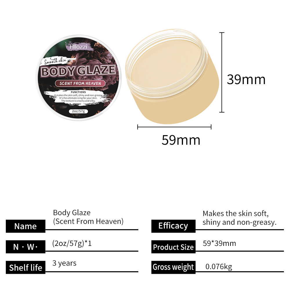 Brillo corporal con fragancia para mujer