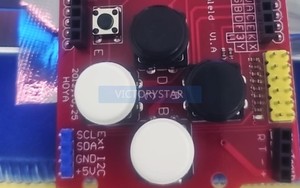 JoyStick Shield game expansion board simulates keyboard and mouse functionsAdding RF interface to nRF24L01 and Nokia 5110 <strong>LCD</strong> in