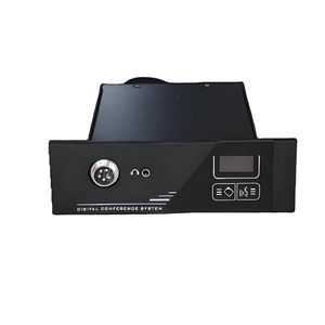 ROVAPA Sistema de conferencia de panel de aluminio con cable digital con micrófono de cuello de cisne de operación DC24V pasivo analógico integrado - Product Image 5