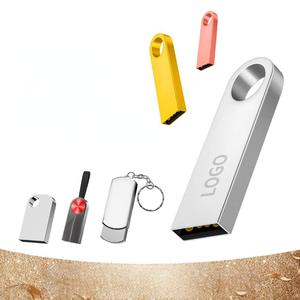2025畅销定制LOGO迷你金属USB 2.0 3.0棒1gb 2gb 4gb 8gb 16gb 32gb 64gb 128gb 256GB批发u盘