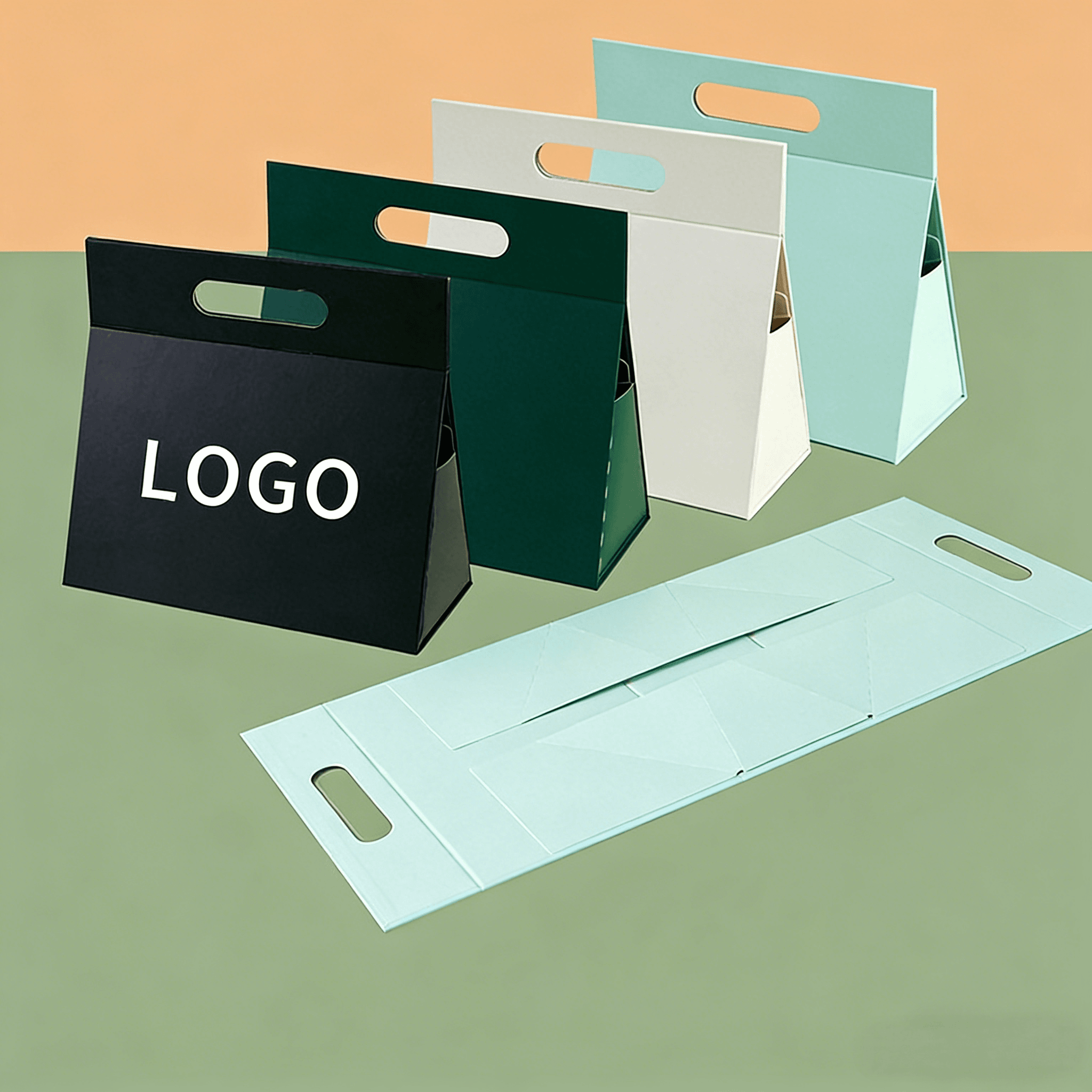 verde scuro Personalizza Dimensione/Logo/Colore/Contenuto