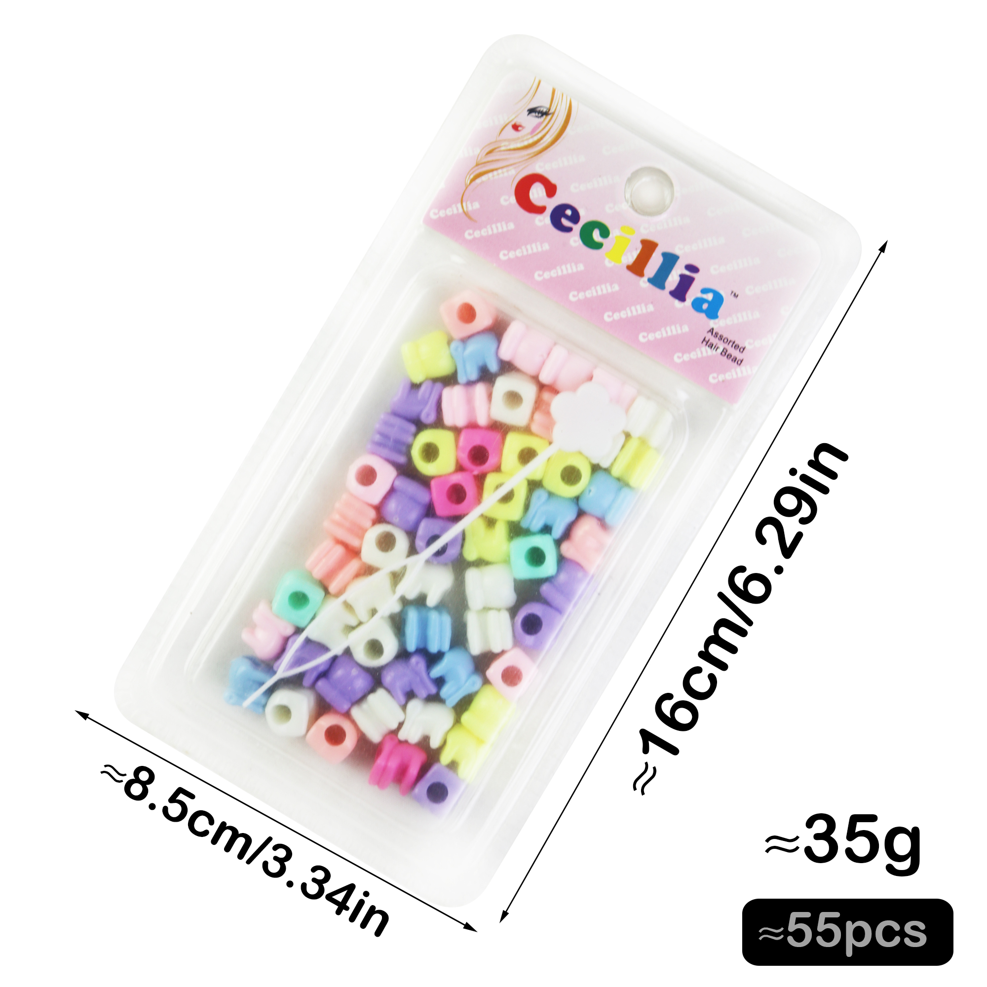 Finely packed wooden beads 22